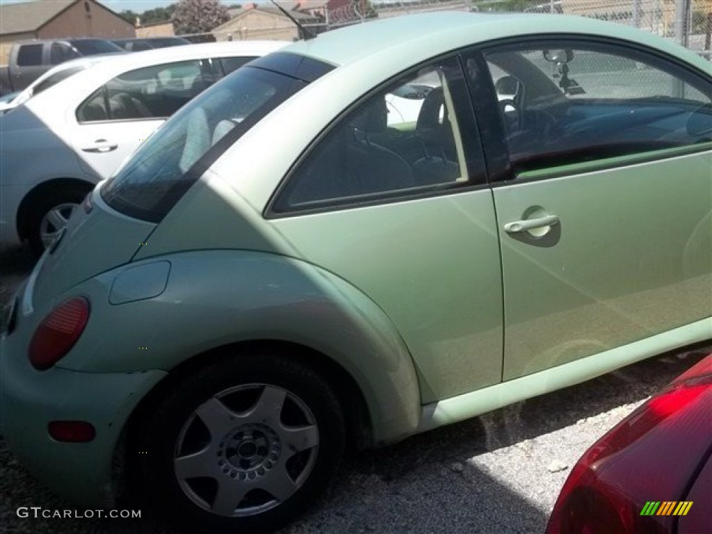 2000 New Beetle GLX 1.8T Coupe - Green / Cream photo #2