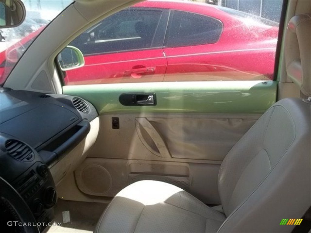 2000 New Beetle GLX 1.8T Coupe - Green / Cream photo #7