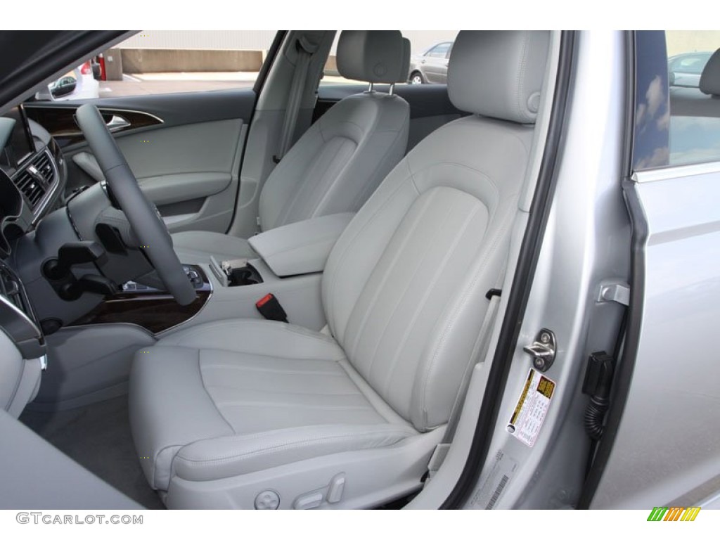 Titanium Gray Interior 2012 Audi A6 3.0T quattro Sedan Photo #68797655