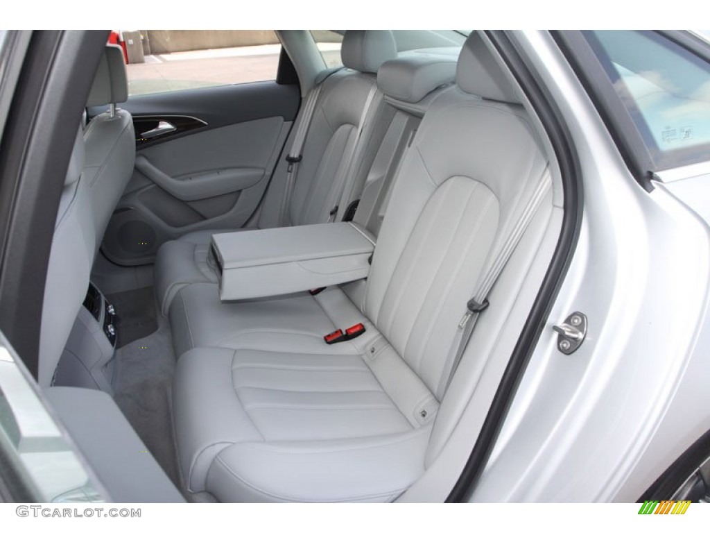 Titanium Gray Interior 2012 Audi A6 3.0T quattro Sedan Photo #68797661