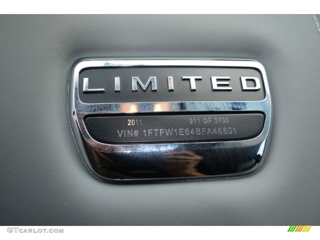2011 Ford F150 Limited SuperCrew 4x4 Marks and Logos Photo #68797667