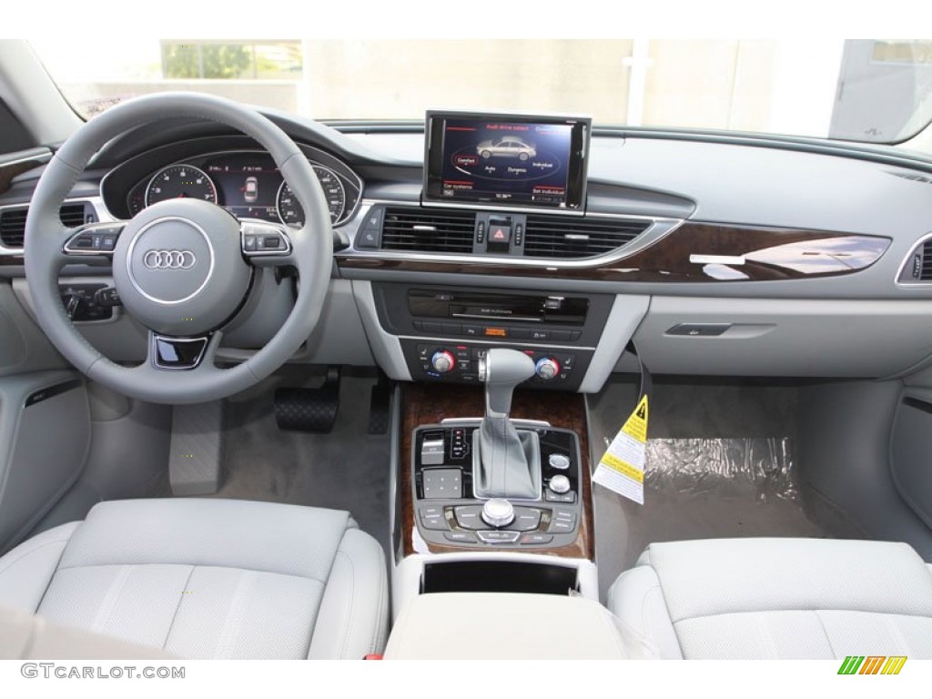 2012 Audi A6 3.0T quattro Sedan Titanium Gray Dashboard Photo #68797680