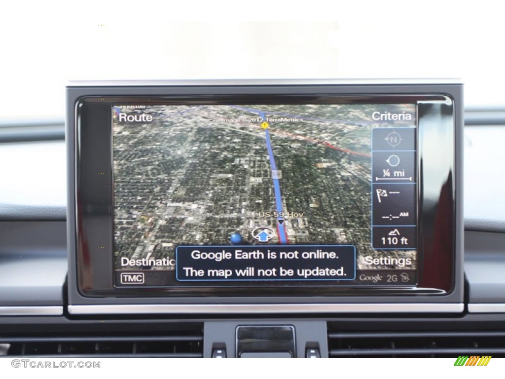 2012 Audi A6 3.0T quattro Sedan Navigation Photo #68797706