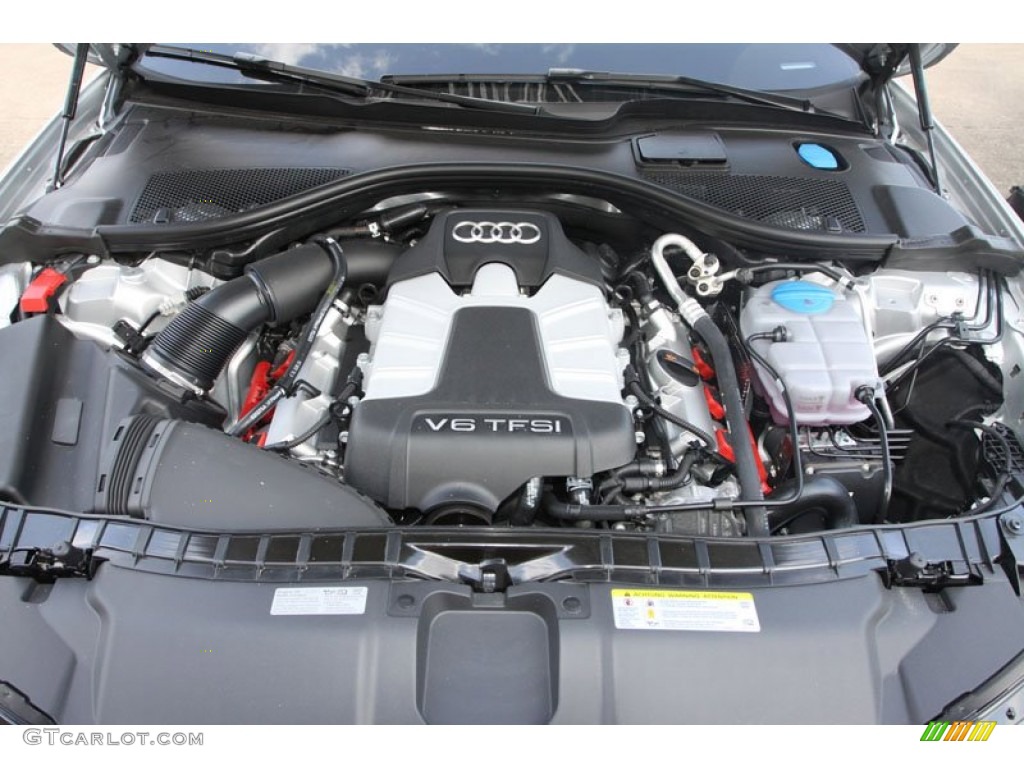 2012 Audi A6 3.0T quattro Sedan 3.0 Liter FSI Supercharged DOHC 24-Valve VVT V6 Engine Photo #68797775