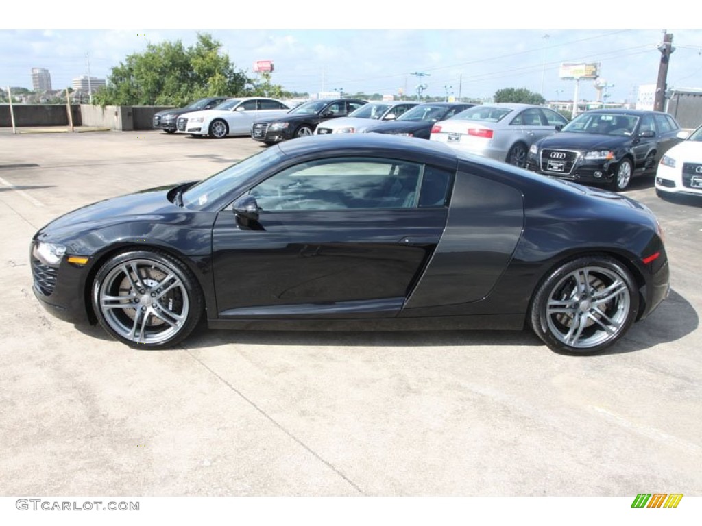 Phantom Black Pearl Effect 2012 Audi R8 4.2 FSI quattro Exterior Photo #68797835