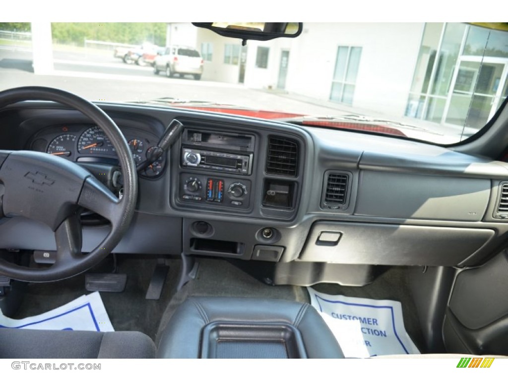 2007 Silverado 1500 Classic LS Crew Cab - Victory Red / Dark Charcoal photo #15