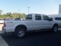 2012 White Platinum Metallic Tri-Coat Ford F250 Super Duty Lariat Crew Cab 4x4  photo #6