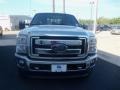 2012 White Platinum Metallic Tri-Coat Ford F250 Super Duty Lariat Crew Cab 4x4  photo #8