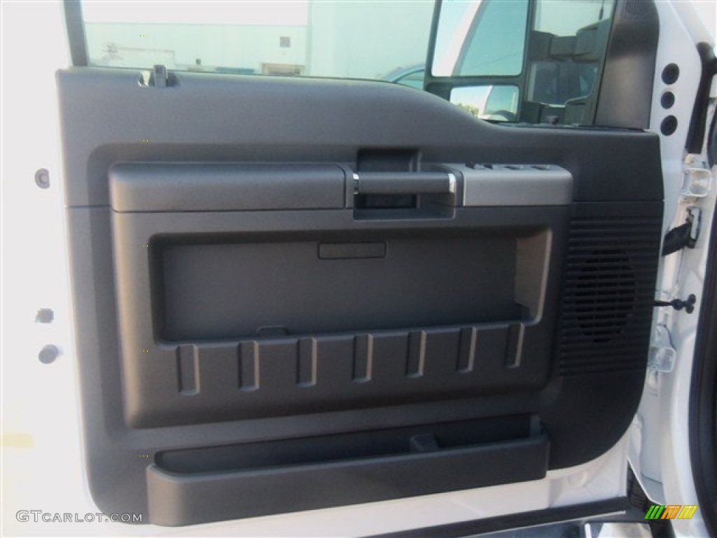 2012 F250 Super Duty Lariat Crew Cab 4x4 - White Platinum Metallic Tri-Coat / Black photo #11