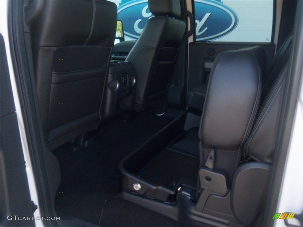 2012 F250 Super Duty Lariat Crew Cab 4x4 - White Platinum Metallic Tri-Coat / Black photo #13