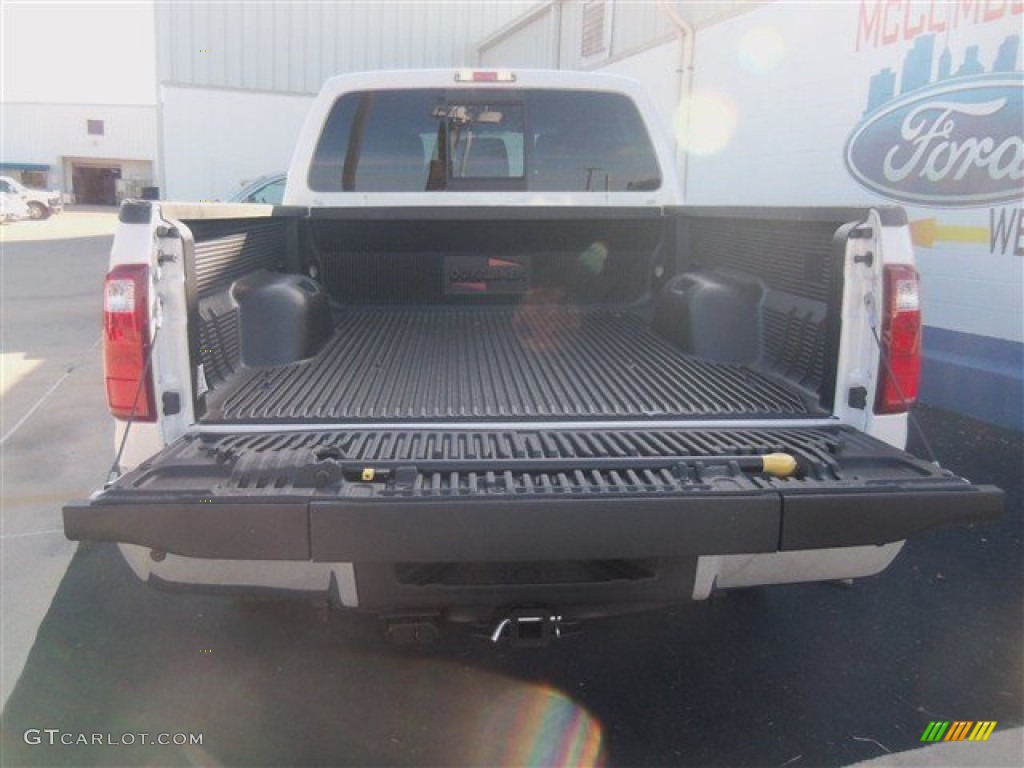 2012 F250 Super Duty Lariat Crew Cab 4x4 - White Platinum Metallic Tri-Coat / Black photo #23