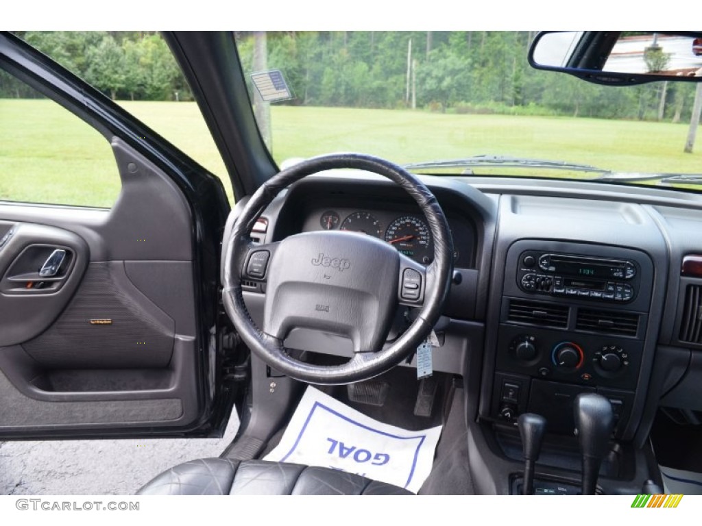 2000 Grand Cherokee Laredo 4x4 - Black / Agate photo #13