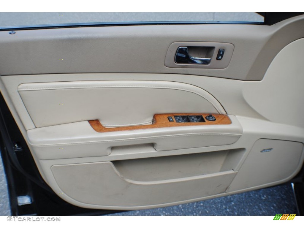 2009 Cadillac STS 4 V8 AWD Cashmere Door Panel Photo #68800229