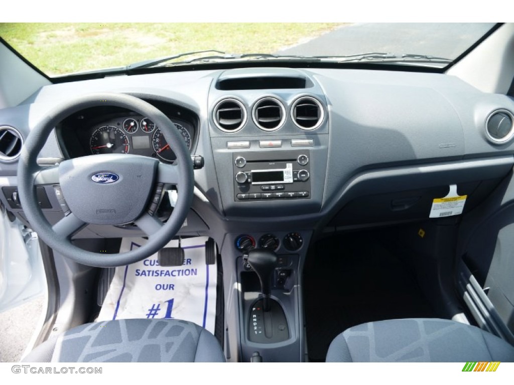 2012 Ford Transit Connect XLT Van Dark Grey Dashboard Photo #68800283