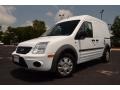 Frozen White 2012 Ford Transit Connect XLT Van Exterior
