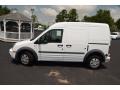 Frozen White 2012 Ford Transit Connect XLT Van Exterior
