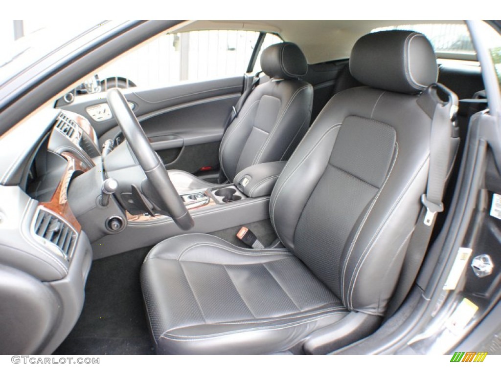 2011 Jaguar XK XKR Convertible Front Seat Photo #68800700