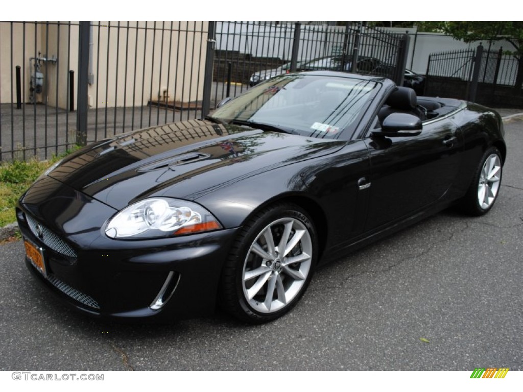 Stratus Grey Metallic 2011 Jaguar XK XKR Convertible Exterior Photo #68800805