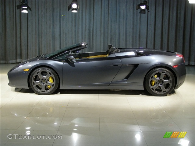 Grigio Proteus 2007 Lamborghini Gallardo Spyder Exterior Photo #68802