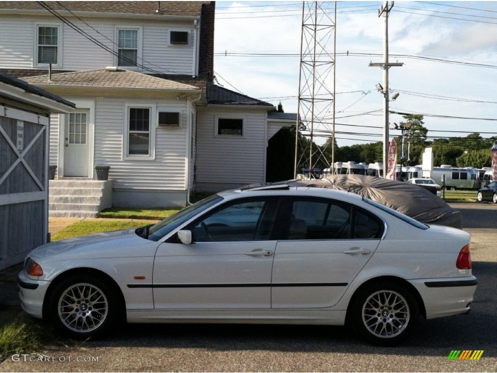 2000 3 Series 328i Sedan - Alpine White / Sand photo #4