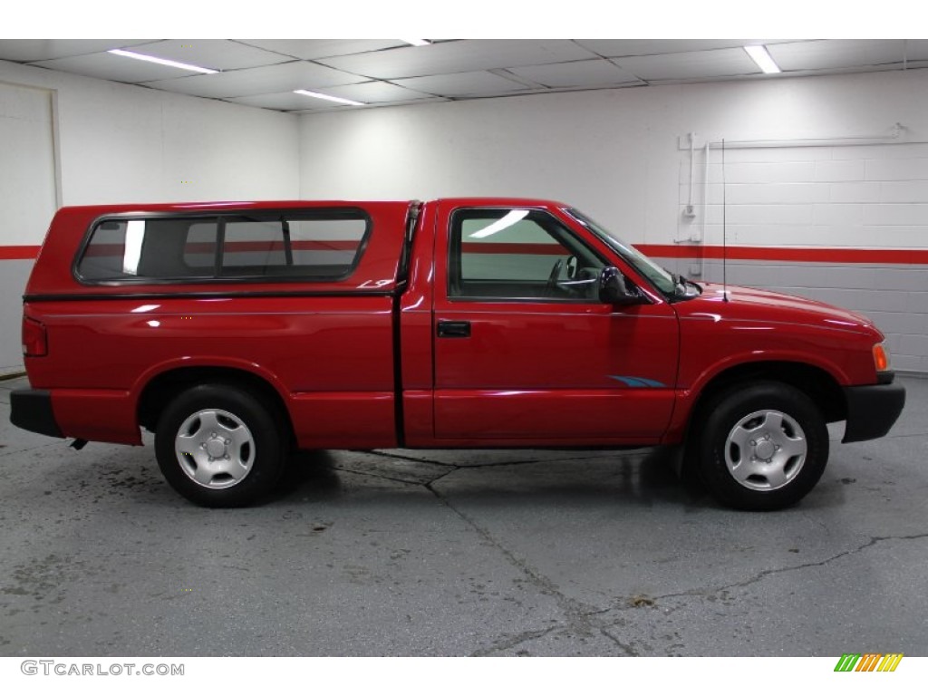 Standard Red 1996 Isuzu Hombre XS Regular Cab Exterior Photo #68802557