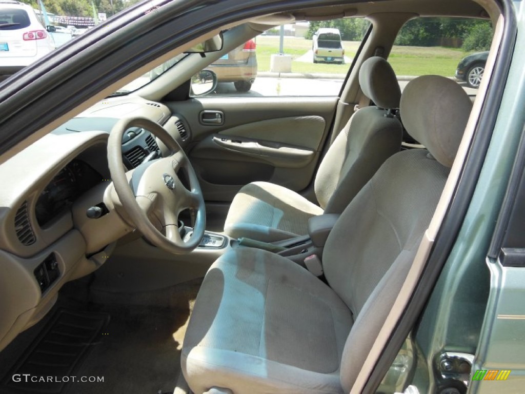 2005 Sentra 1.8 S - Jaded Green / Taupe photo #8