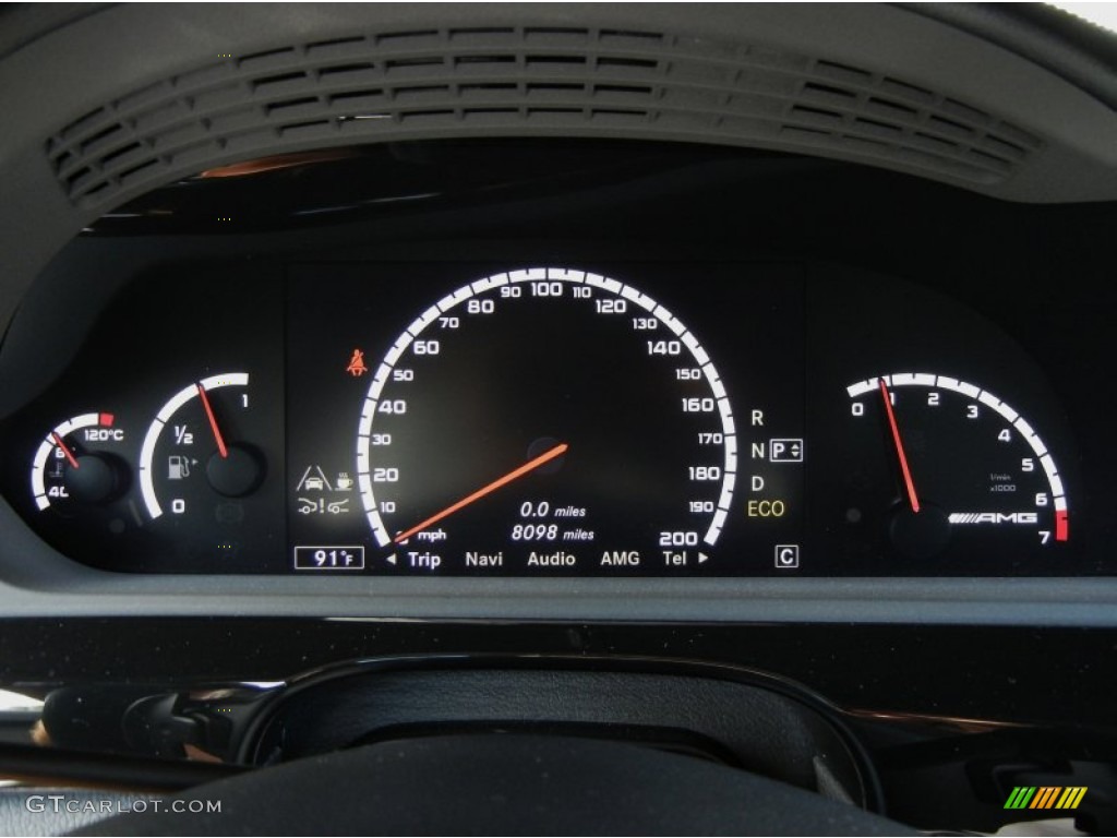 2012 Mercedes-Benz S 63 AMG Sedan Gauges Photo #68803247