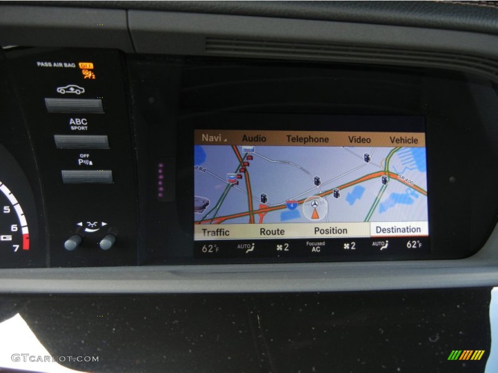 2012 Mercedes-Benz S 63 AMG Sedan Navigation Photo #68803260