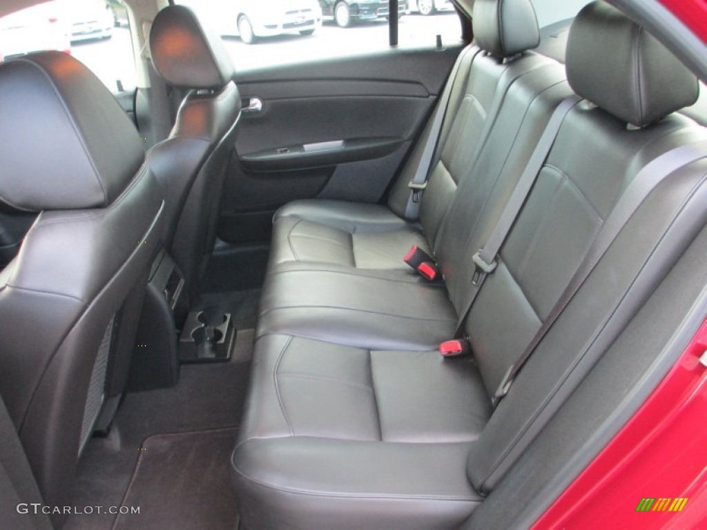 Ebony Interior 2010 Chevrolet Malibu LTZ Sedan Photo #68804267