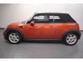 2011 Spice Orange Metallic Mini Cooper Convertible  photo #2