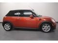 2011 Spice Orange Metallic Mini Cooper Convertible  photo #8