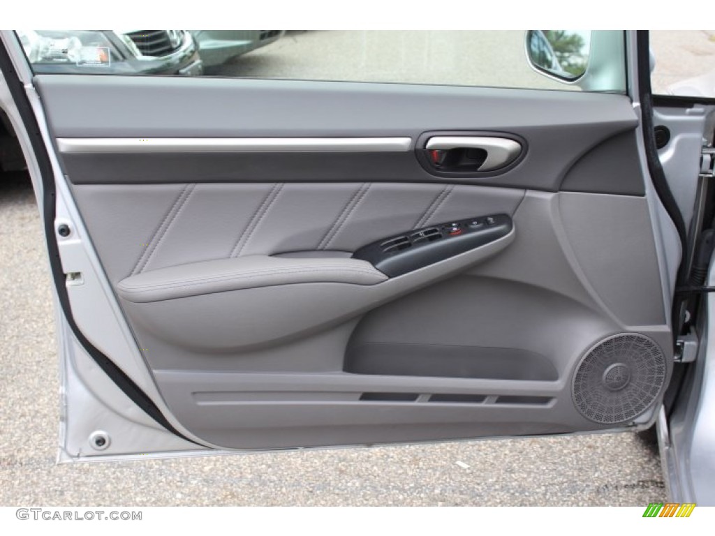 2009 Honda Civic EX-L Sedan Gray Door Panel Photo #68805254