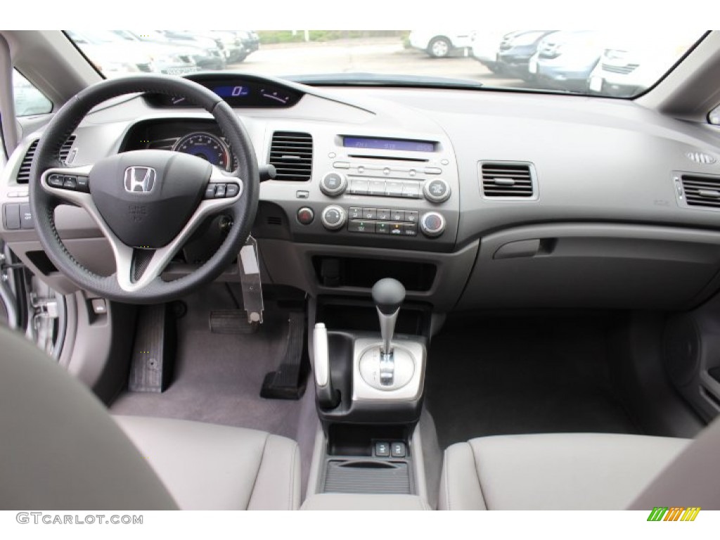 2009 Honda Civic EX-L Sedan Gray Dashboard Photo #68805281