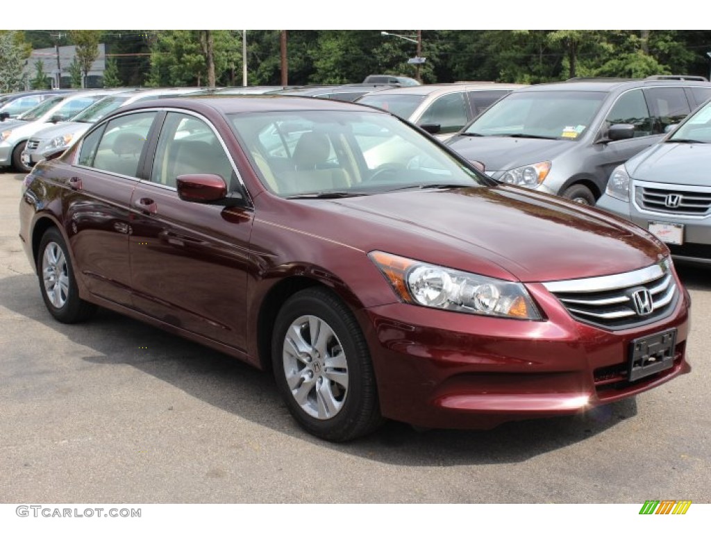 2011 Accord LX-P Sedan - Basque Red Pearl / Ivory photo #4