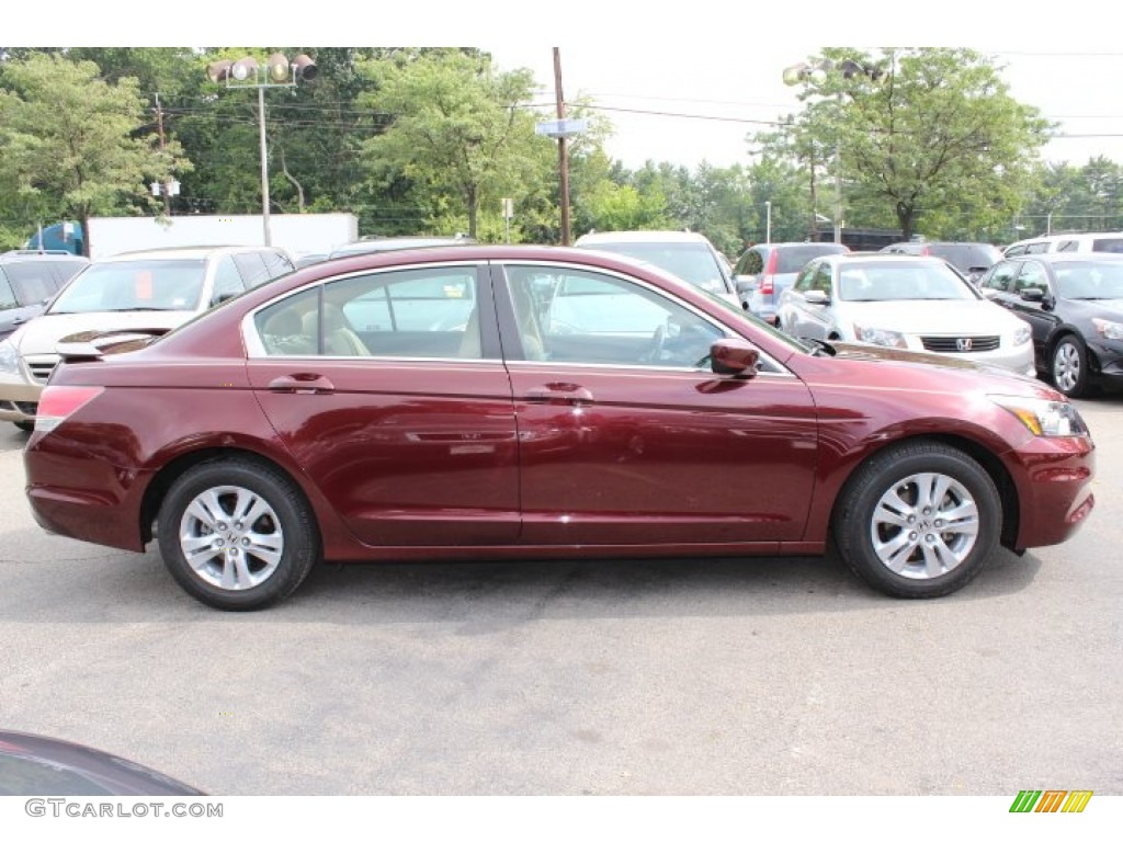 2011 Accord LX-P Sedan - Basque Red Pearl / Ivory photo #5