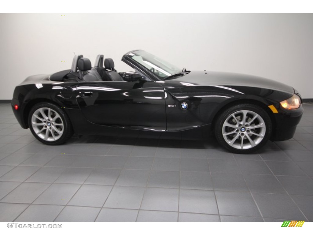 Jet Black 2006 BMW Z4 3.0i Roadster Exterior Photo #68806349