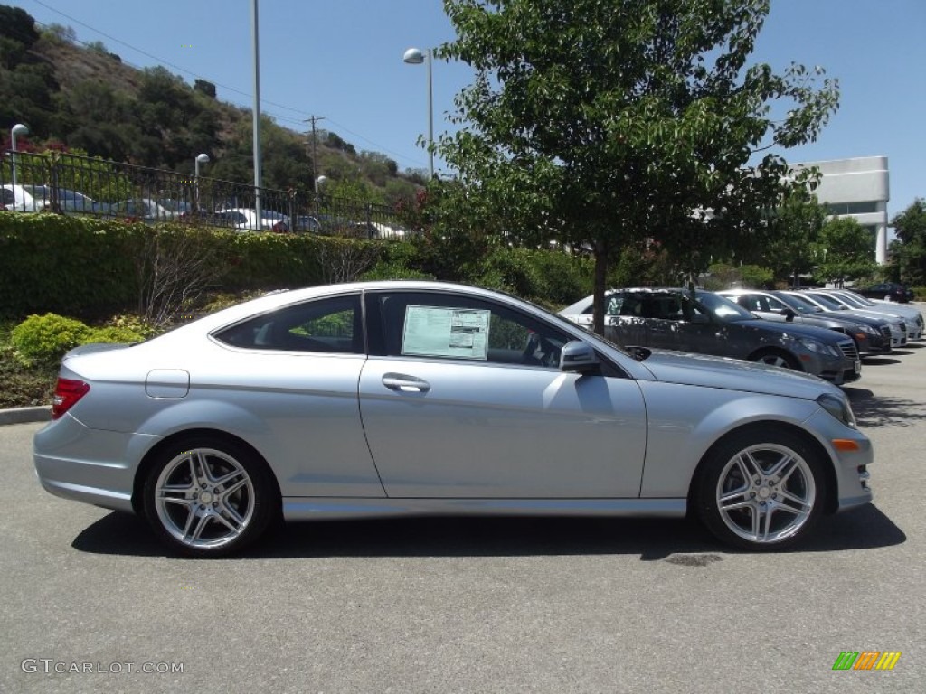 Diamond Silver Metallic 2013 Mercedes-Benz C 250 Coupe Exterior Photo #68806397