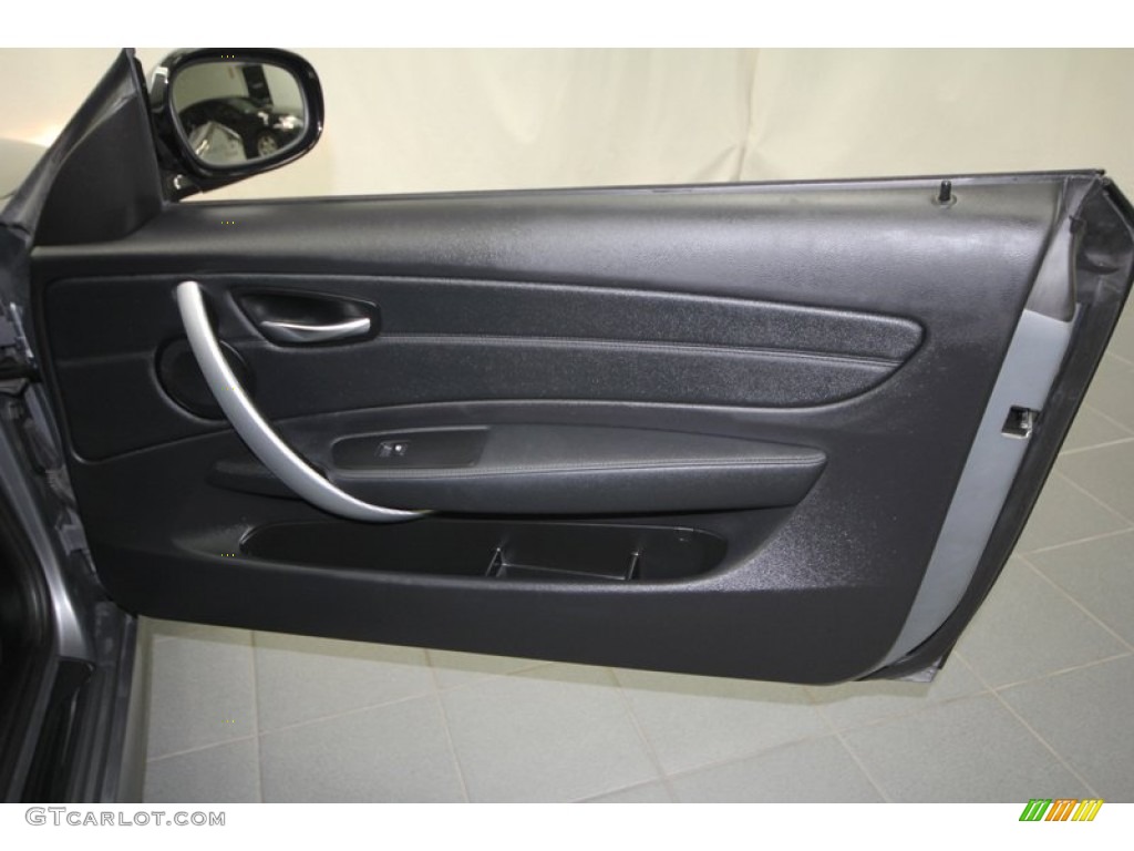2011 1 Series 128i Coupe - Space Gray Metallic / Black photo #32