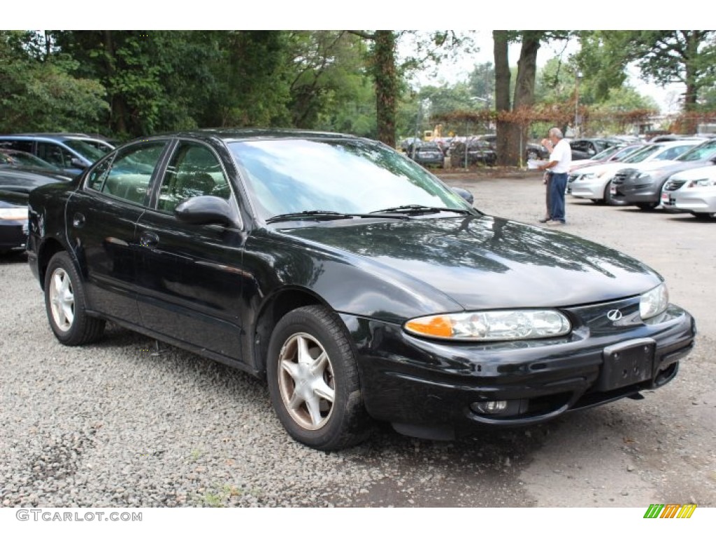 1999 Alero GLS Sedan - Black Onyx / Neutral photo #4