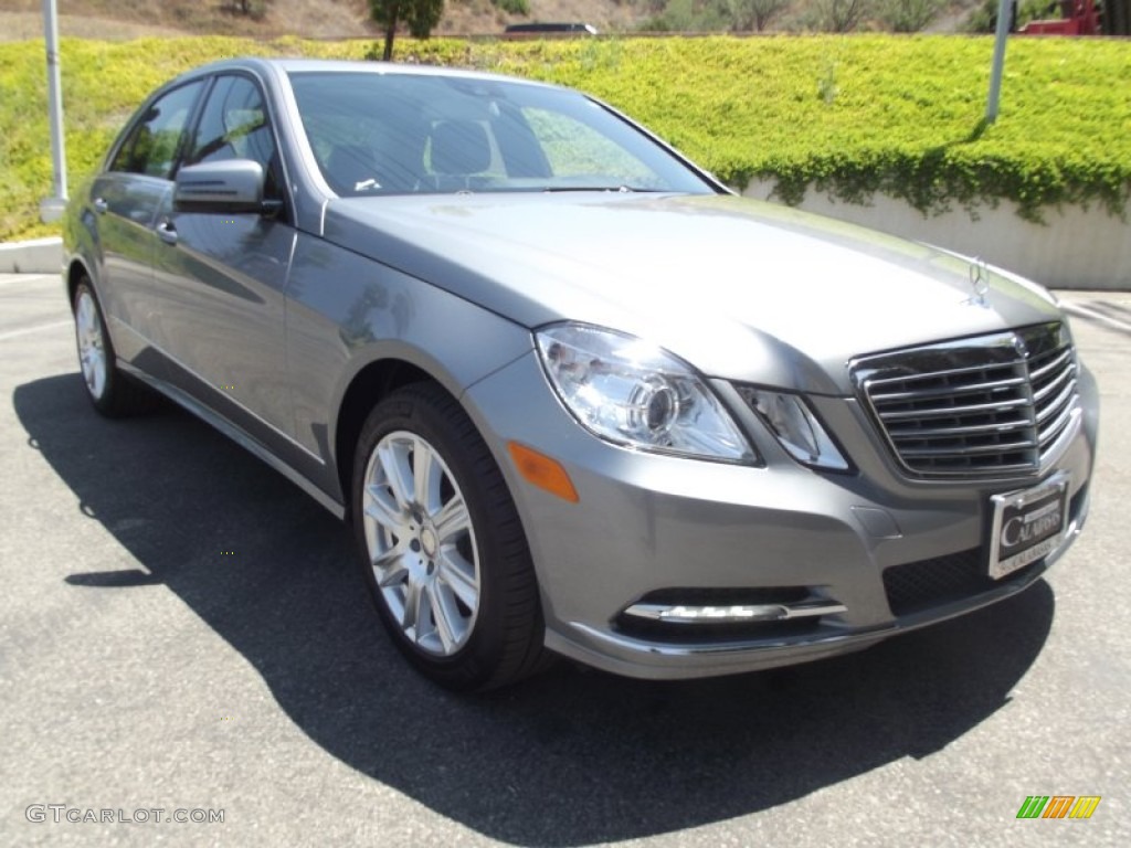 2013 E 350 Sedan - Palladium Silver Metallic / Black photo #1