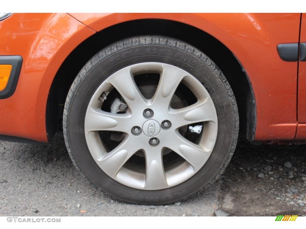 2009 Rio Rio5 LX Hatchback - Sunset Orange / Gray photo #27