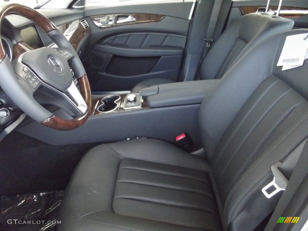 AMG Black Interior 2013 Mercedes-Benz CLS 550 Coupe Photo #68808713