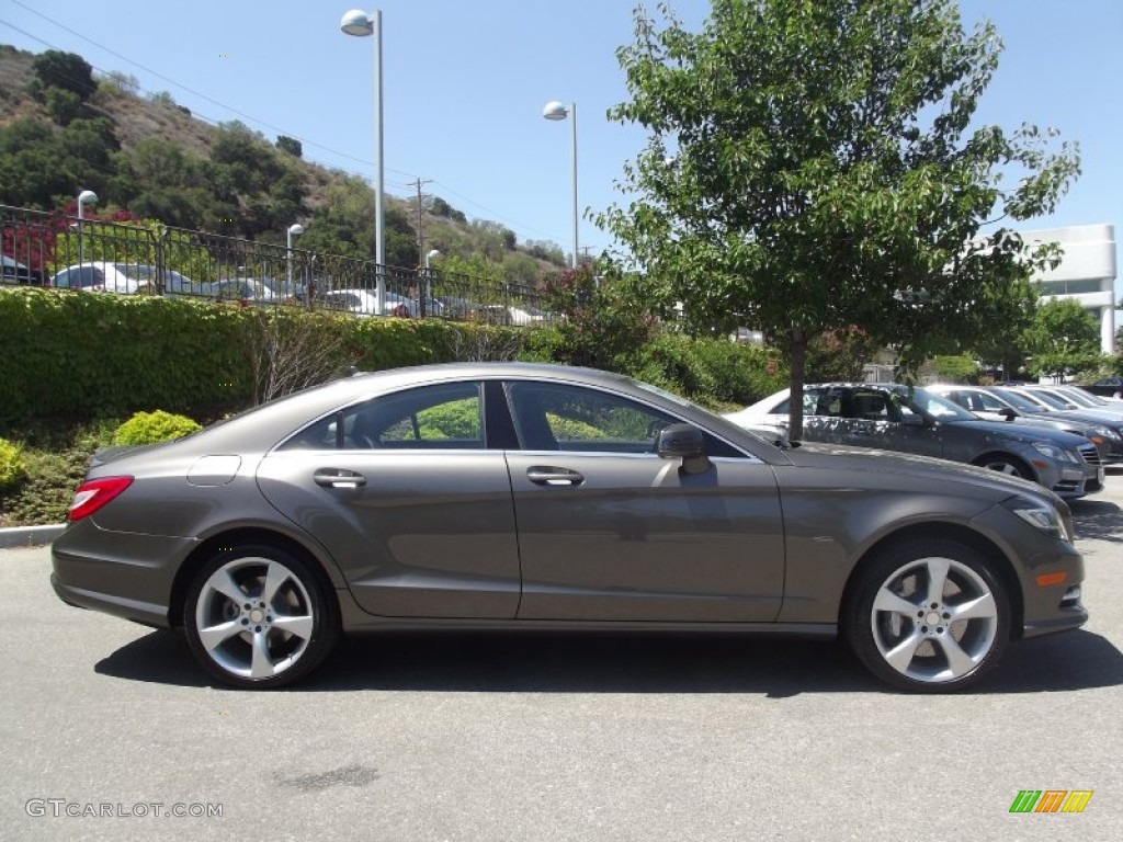 Indium Grey Metallic 2013 Mercedes-Benz CLS 550 Coupe Exterior Photo #68808776