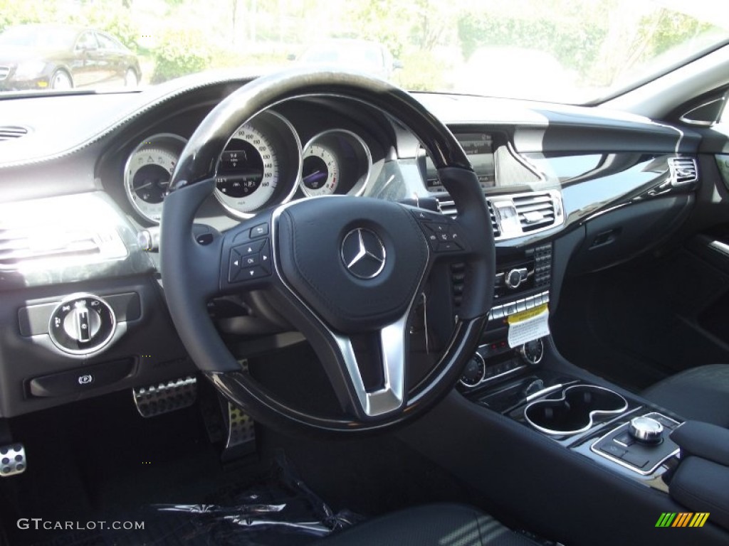 2013 CLS 550 Coupe - Indium Grey Metallic / Black photo #7