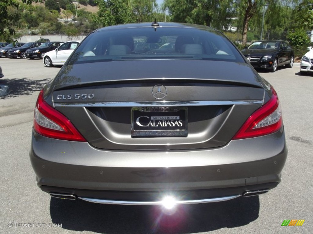 2013 CLS 550 Coupe - Indium Grey Metallic / Black photo #9