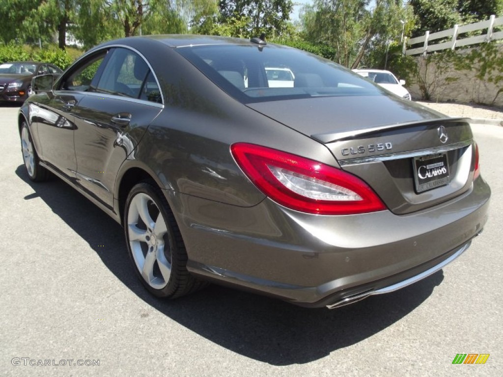 2013 CLS 550 Coupe - Indium Grey Metallic / Black photo #10