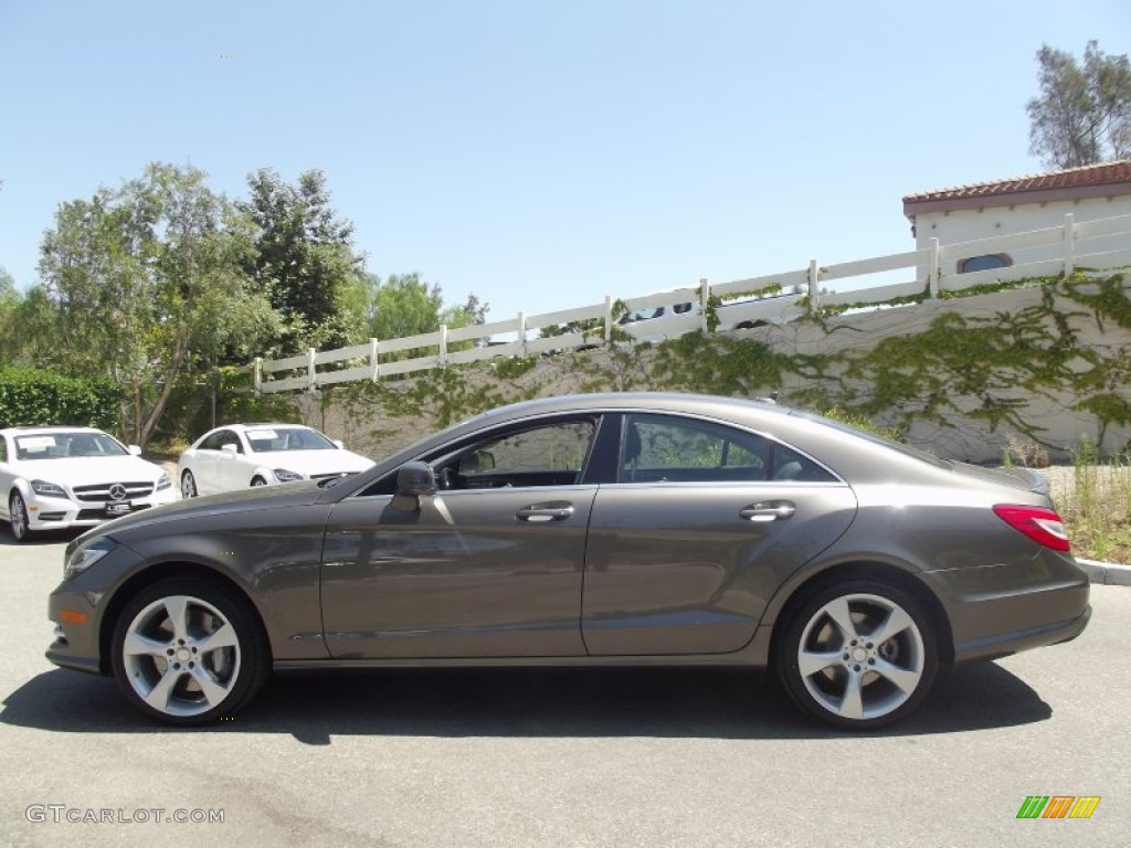 Indium Grey Metallic 2013 Mercedes-Benz CLS 550 Coupe Exterior Photo #68808851