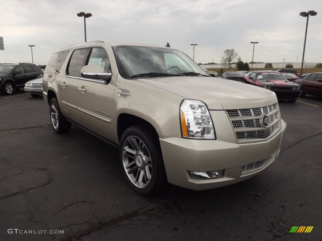 2013 Escalade ESV Premium AWD - Silver Coast Metallic / Cashmere/Cocoa photo #3