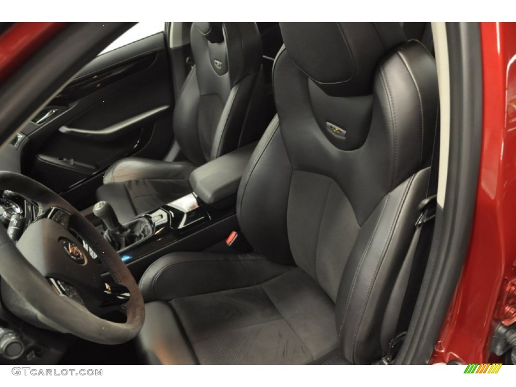 Ebony Interior 2011 Cadillac CTS -V Sport Wagon Photo #68809319