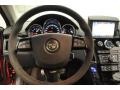 Ebony 2011 Cadillac CTS -V Sport Wagon Steering Wheel